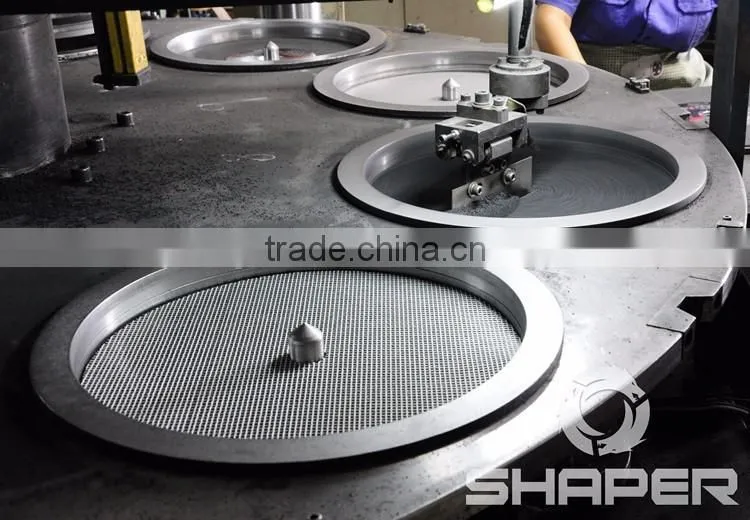 Rotary 8 station cutting disc making machine