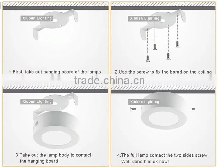 36w led light panel surface mounted square led panel light 600X35MM CE ROHS
