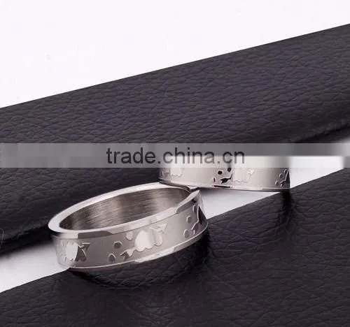 hot sale latest gold ring designs diamond gay men wedding ring in Stainless Steel