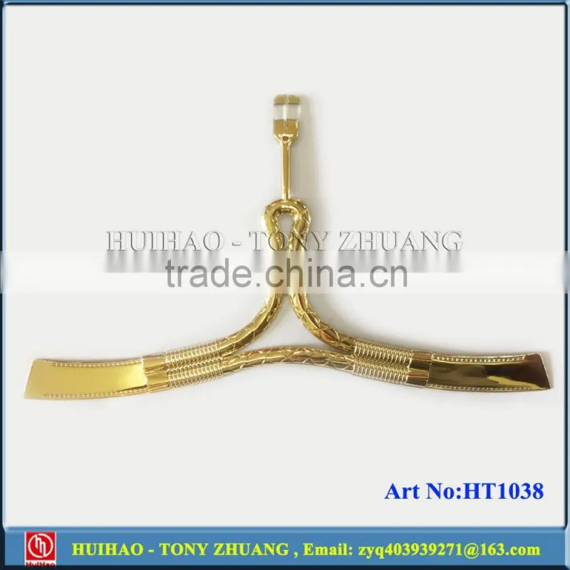 high quality TPU decoration shoe clip electroplating sandal upper HT1107