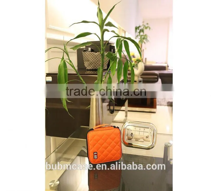 Fashion Orange Bubm 32 Capacity PVC Fabric DVD Case CD Holder personalized cd case multi disc dvd cases