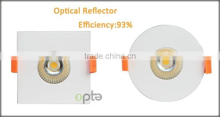 Recessed Ceiling LED Down Light Square LED Downlight Adjustable Retrofit 9W 12W