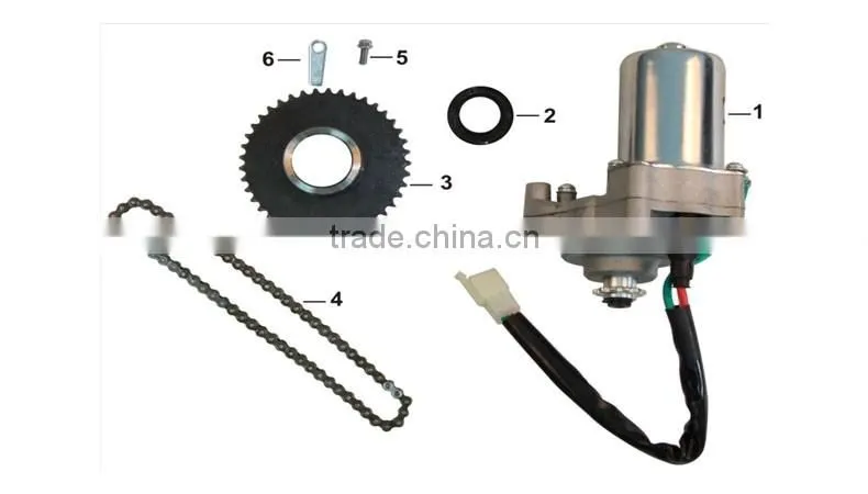 Good price motor comp. oil seal and chain for AT110