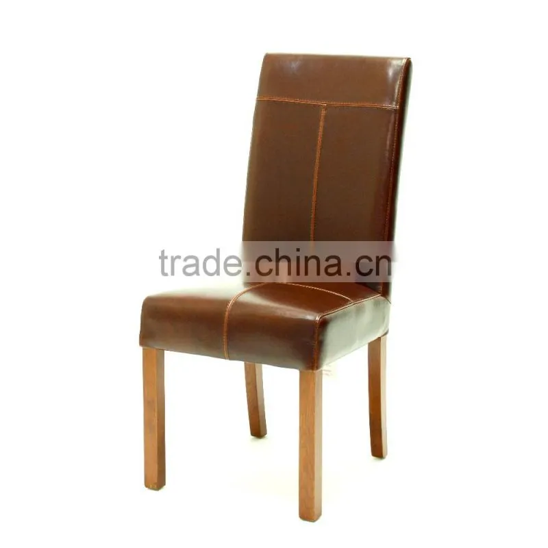 Hot selling classic square back dining oak wood modern lounge chair