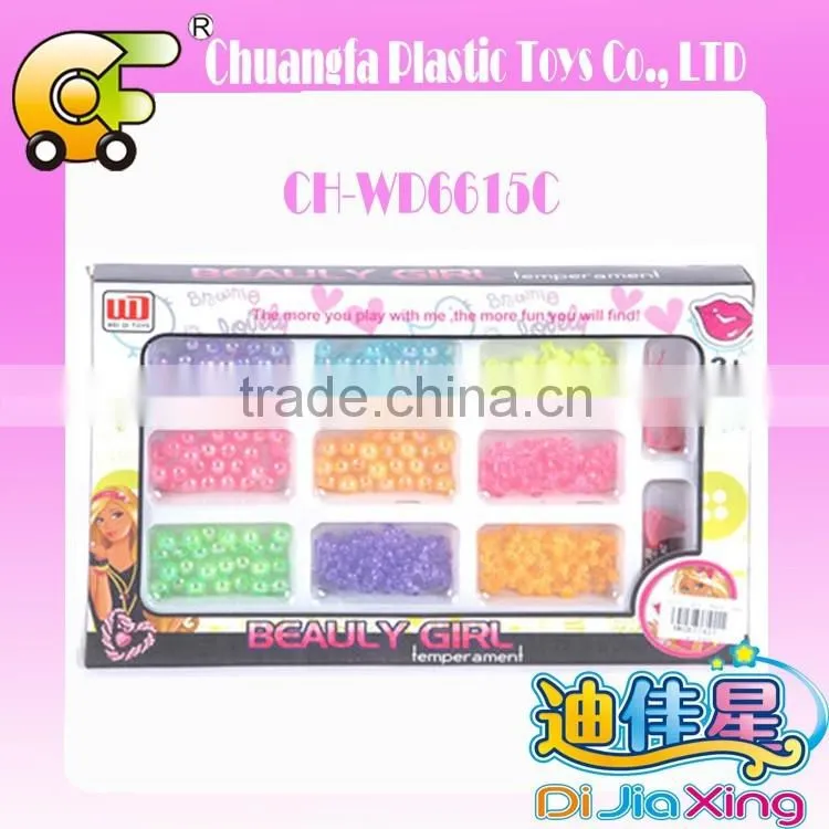 New Design DIY Plastic beaded bracelet kids diy crafts