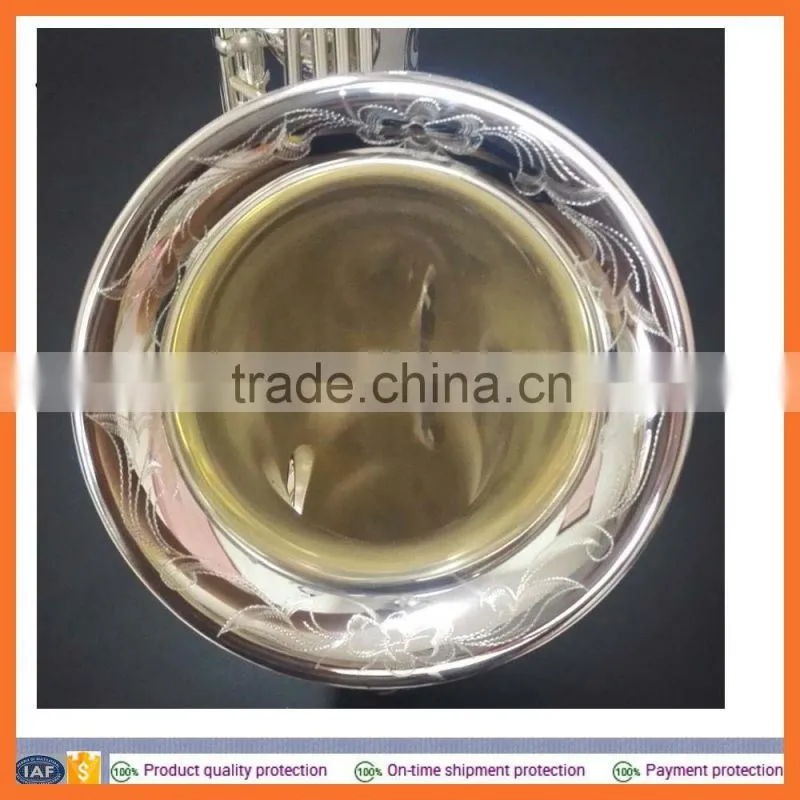 silver saxophone professional tenor saxophone roll tone hole tenor saxophone double arms tenor saxophone