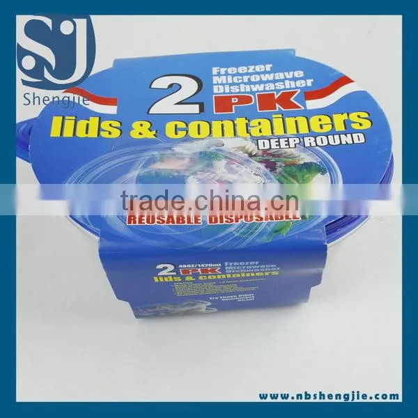 Trade Assurance 3Pcs Plastic food container / crisper / kitchenware