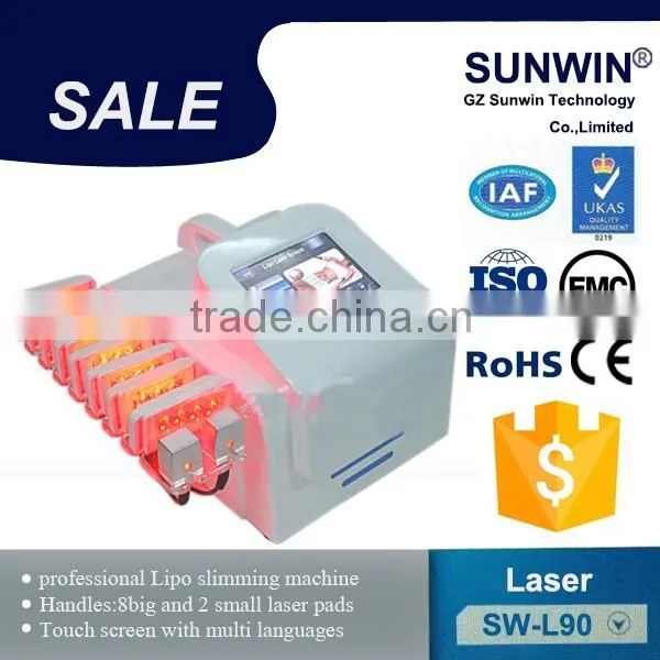 Profession 14 pads laser weight loss health laser slimming machine