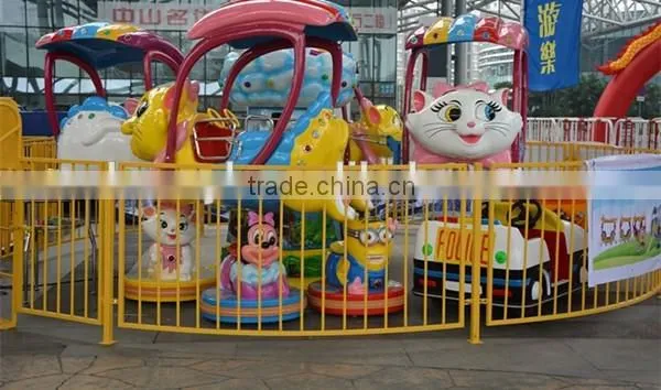 High quality !!! Amusement Park cartoon ride lucky cat theme park kiddie equipment