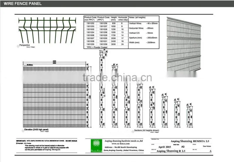 Hot sales 3d Cheap Wire Mesh Panel Wall Fencing From Factory Directly