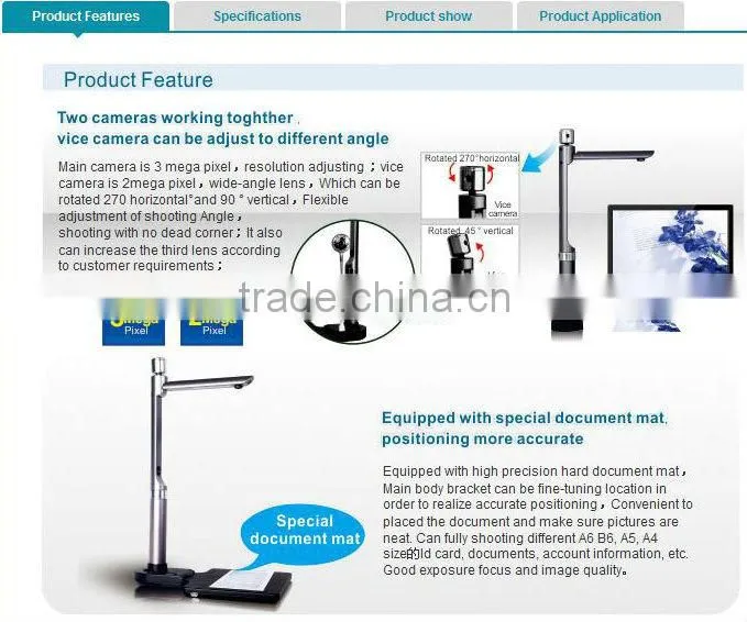 quick scan automatic book scanner perfect for education