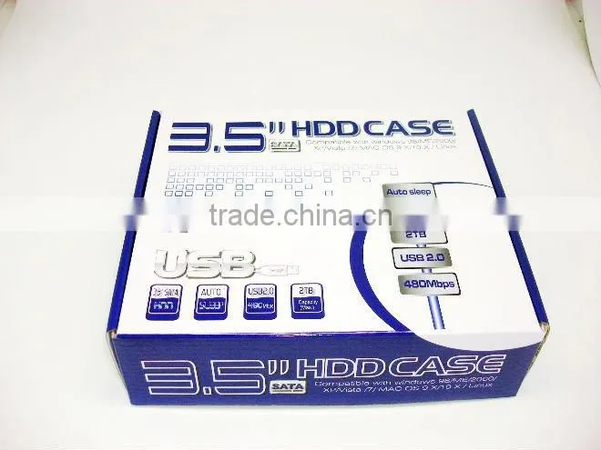 factory External 3.5 Hard Drive Enclosure /Hard Drive Case/ Hdd Casing