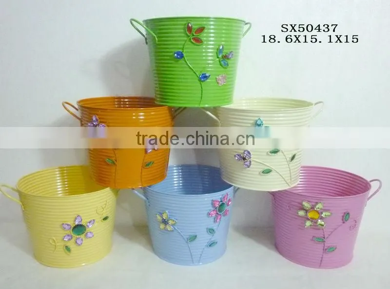 Metal Flower Pots