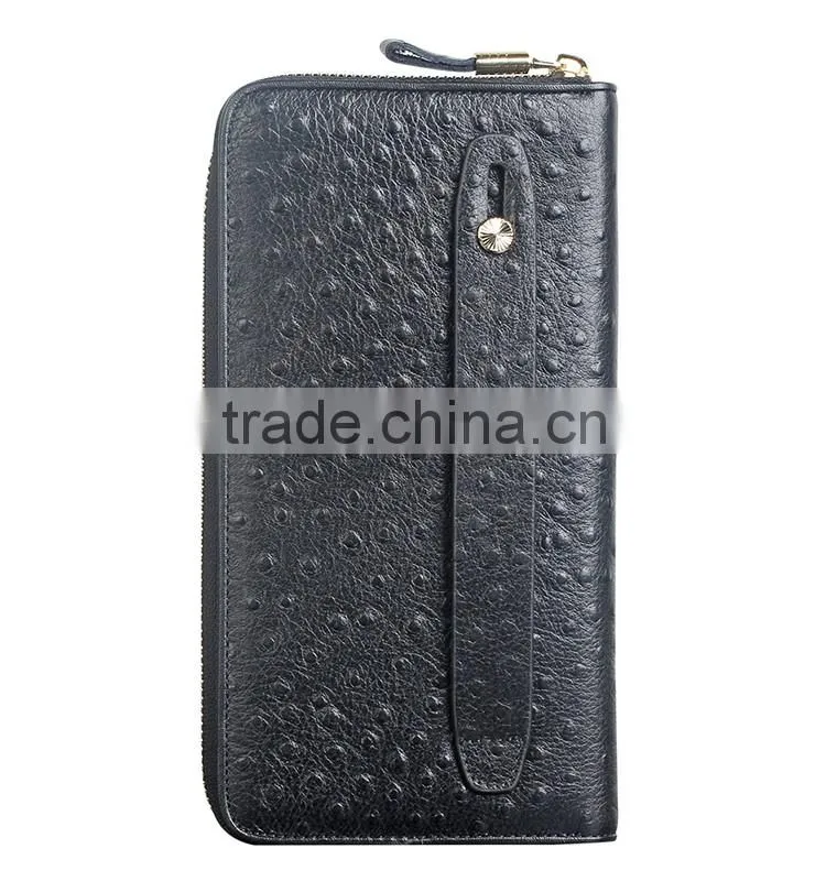 QIALINO RFID Blocking Wallet Genuine Leather wallet with lock handbag