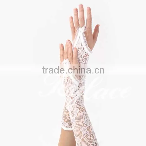 Opera length custom fingerless gloves