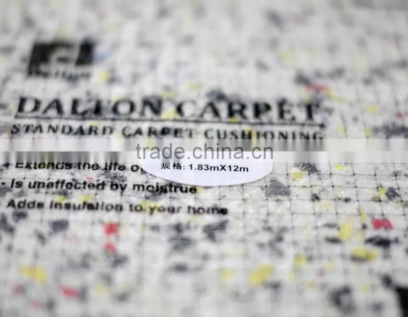 carpet underlay , sponge carpet underlay,carpet padding