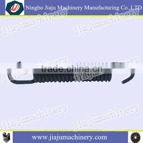 China tension spring for sale with black finish and long hook