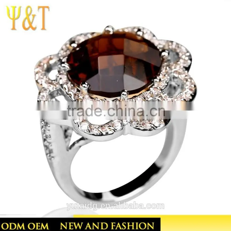 Jingli Jewelry Ruby Gemstone Engagement Ring (YJ-824)