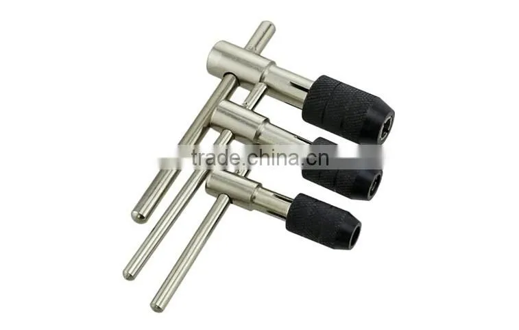 T-Handle Tap Wrench Chuck Type M3-M12 Screw Tap Holder Hand Tools