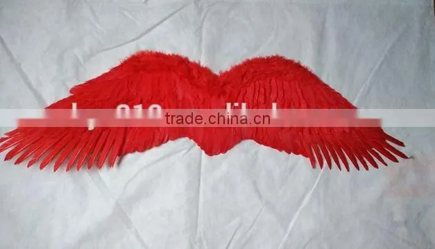 Large Feather Halloween Angel Wings 3 colors Black, White , Red 114x33cm