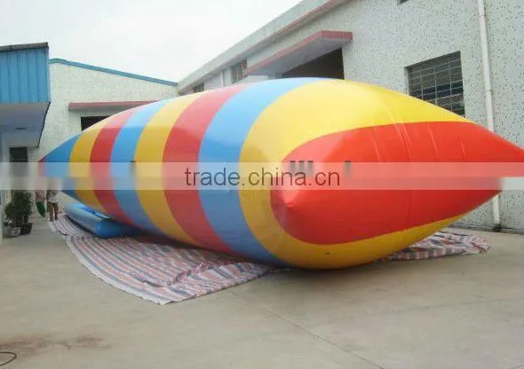 most exciting games inflatable water catapult blobs