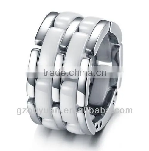 Ceramic and Stainless Steel Combined Ring