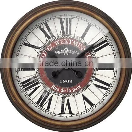 Big Size Decorative Wall Clock Wholesale Antique Iron Clock For Sale