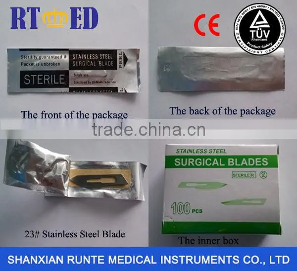 Sterilized Stainless Steel Surgical Blade