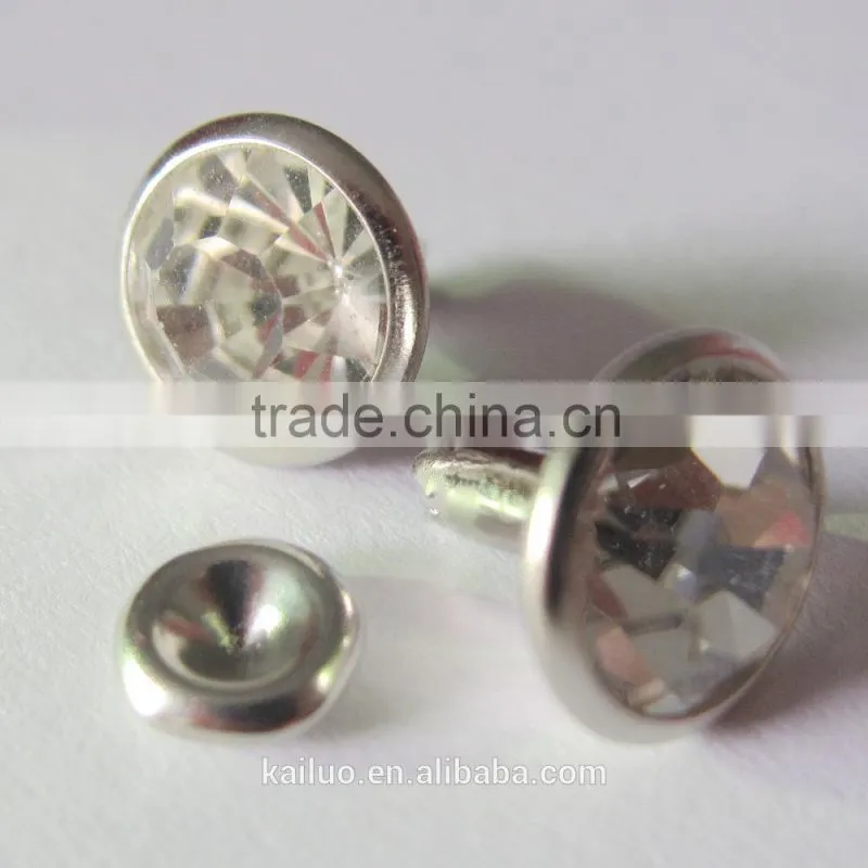 silver color crystal stone rivet for lady jeans/hand bag/hat