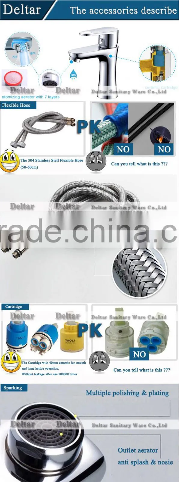 kitchen sink mixer tap, nickel golden faucet sink tap, stainless steel faucet for family cooking,