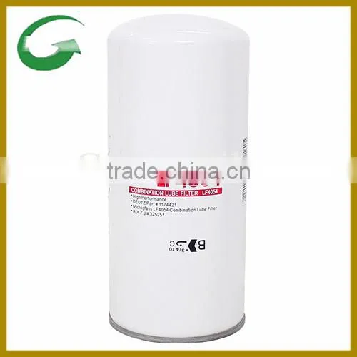 LF4054 exacvator spare parts filter,spare parts oil filter for excavators