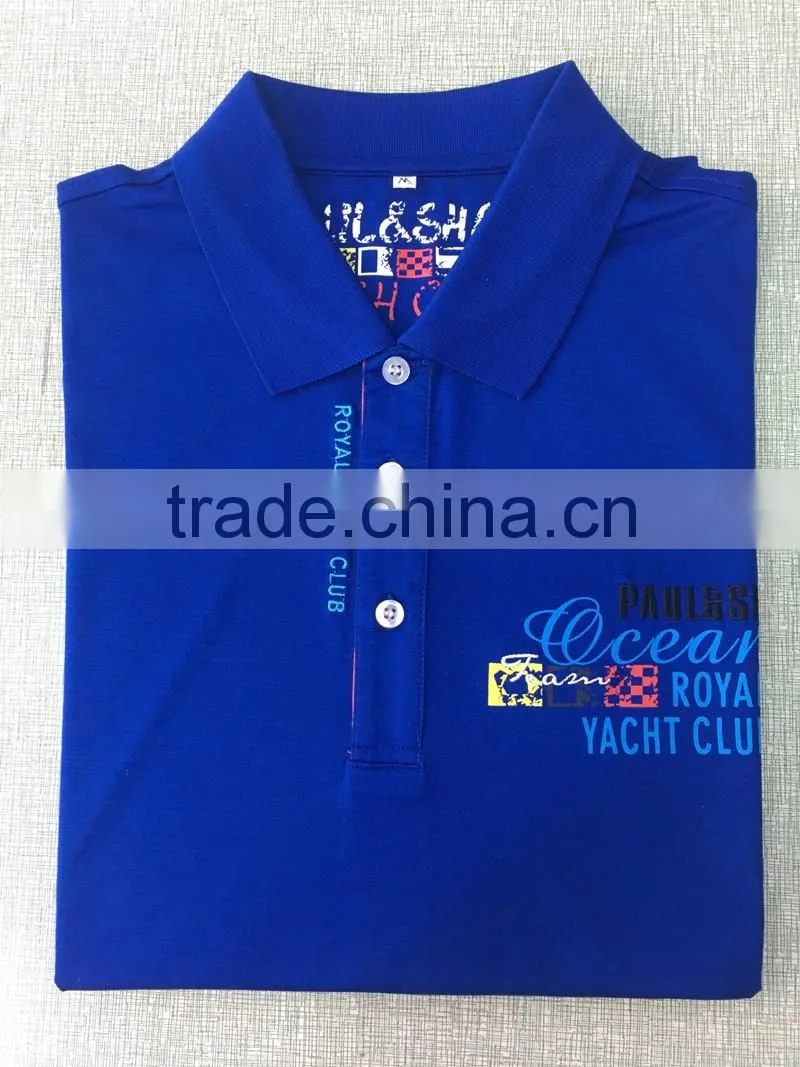 Double mercerized cotton t-shirt