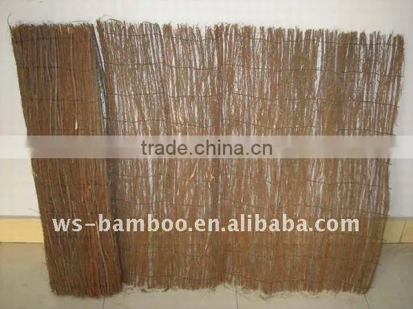Brushwood fence