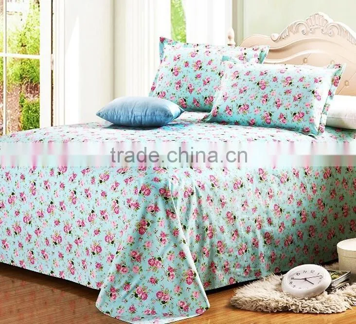 Flower printed designs 100% cotton fabric