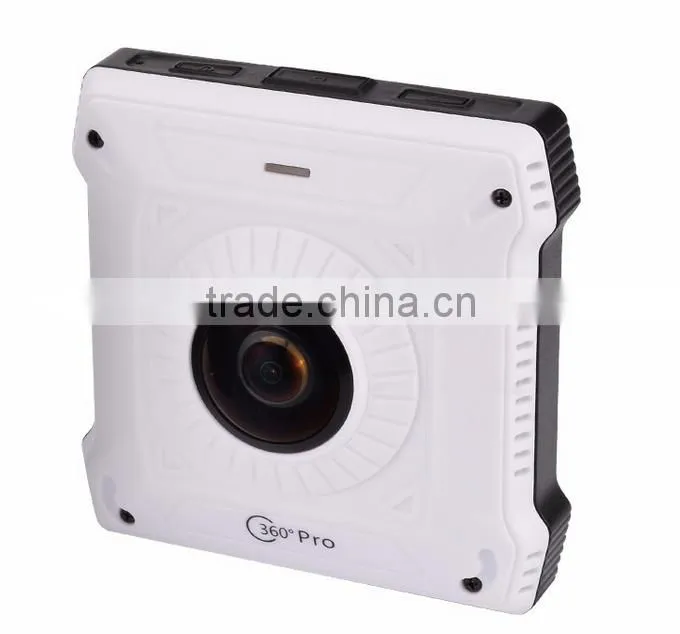 Wifi Dual lens fisheye sport camera 360 720 degree panoramic 1080p panoramic Camera