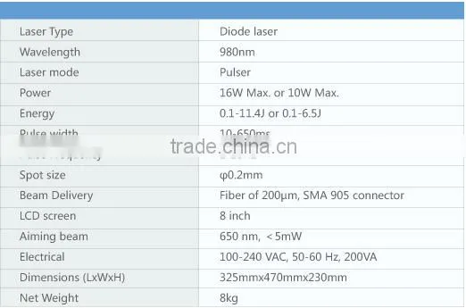 beauty & personal care 980nm diode laser spider vein removal machine vascular remover