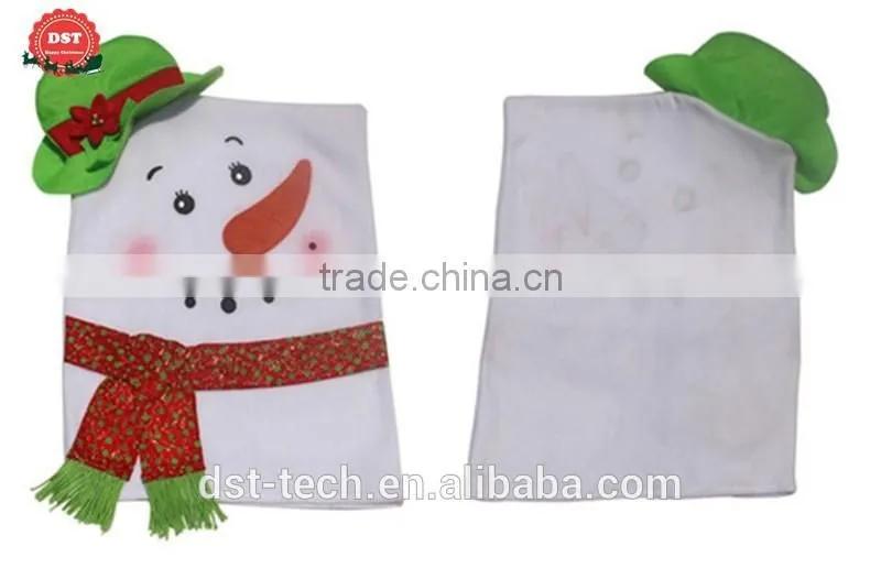 Christmas Santa snowman chair cover