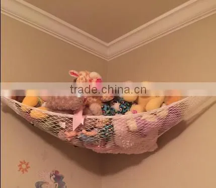 Wholesale Crochet Toy/ Teddy Hammock childrens toy tidy storage net hanging nets for toys