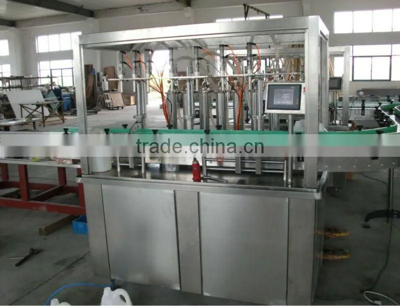 Automatic bleach filling machine