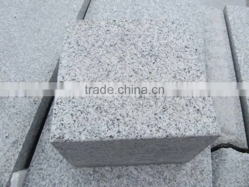 Granite Paving Stone,10x10 Grey Granite Cube Stone,Cobble Stone