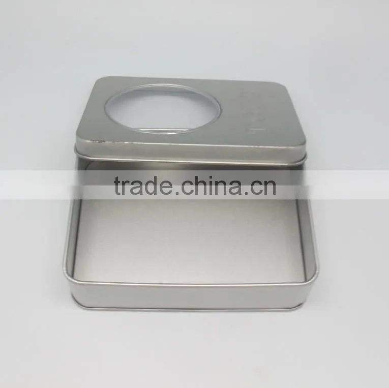 wholesale rectangle gift boxes for watch fashion small boxes for watch OEM window lid watch box