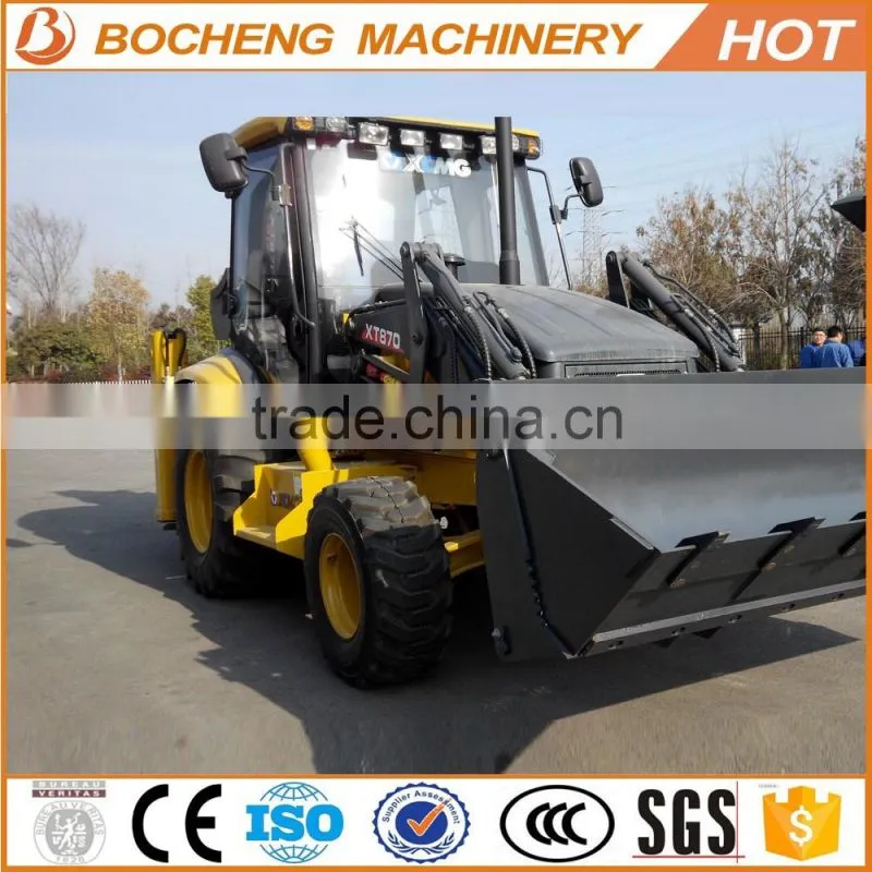 Hot Sale China Best Quanlity XCMG XT870 4WD Mini Backhoe Loader