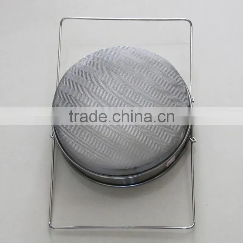2015 most popular honey processing machine double layers honey strainer for stainless steel honey tank