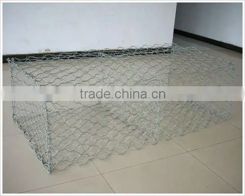 1x1x2meters Hot Dipped Galvanized Gabion Box Mesh As Cage for stone