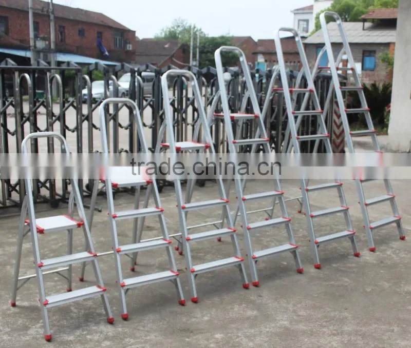 4-10 steps household ladder step ladder aluminum ladder EN131