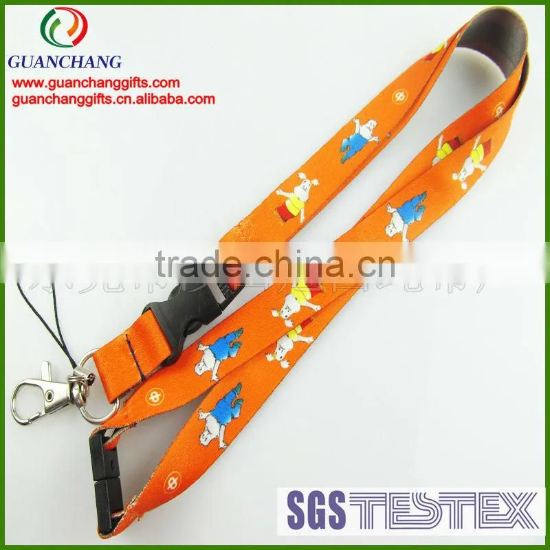OEM custom yoyo badge reel id card holder nylon lanyard strap