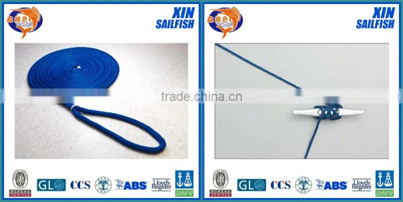 China black yacht rope/sailing rope