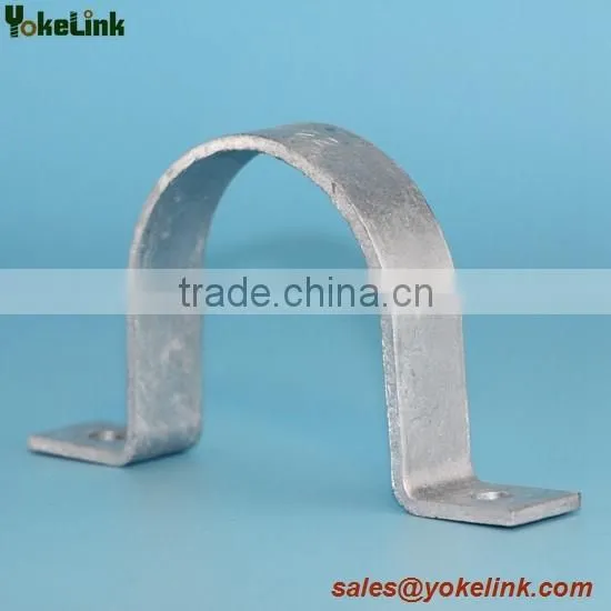 Hot dip galvanized Pipe cable guard strap for utility pole
