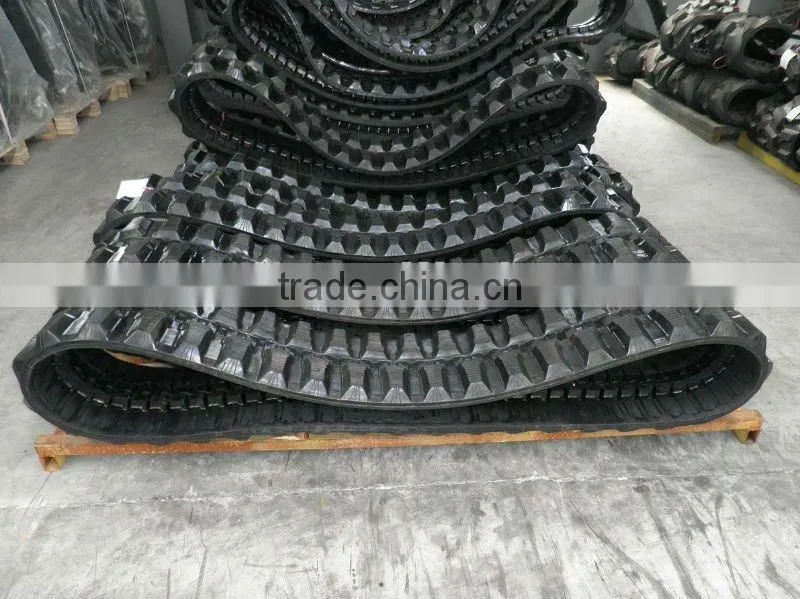 Heavy machine Rubber track undercarriage