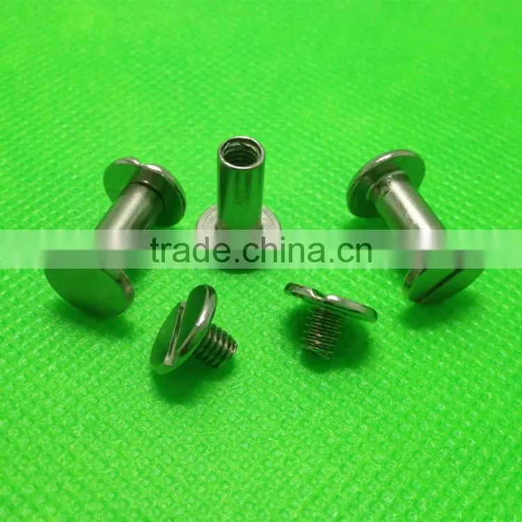 custom brass book screws binding screws binder screws binding posts